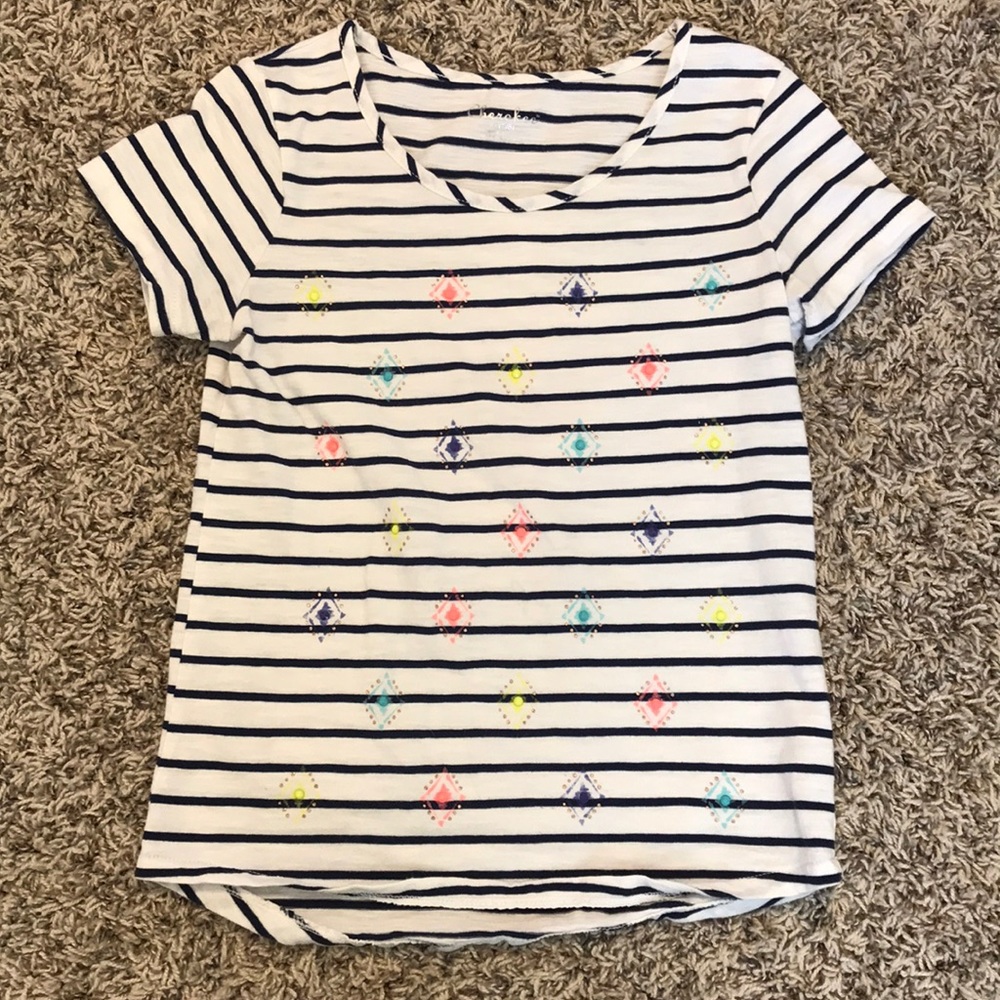 Girls stripe t-shirt